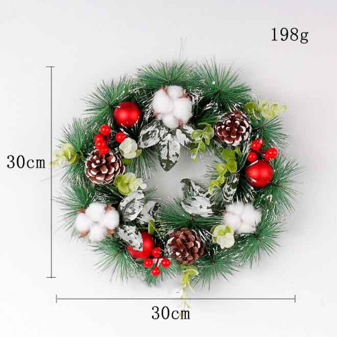 クリスマス雑貨 リース 玄関 飾り おしゃれ ナチュラル